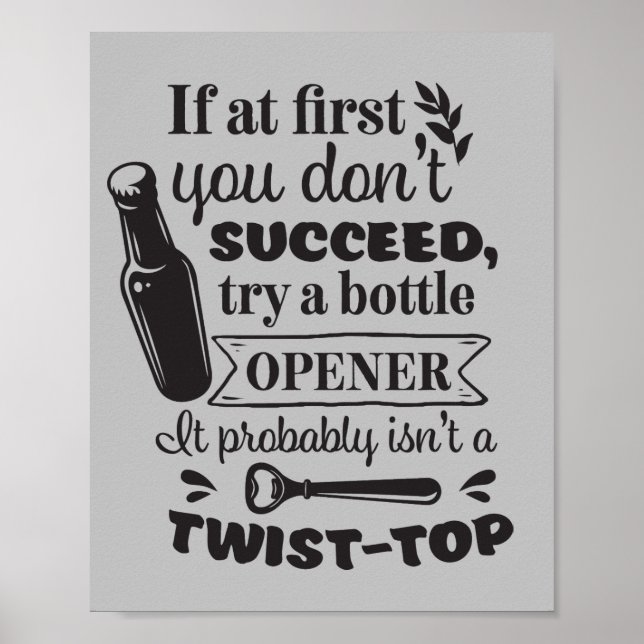 Funny Mancave Wortart Poster (Vorne)