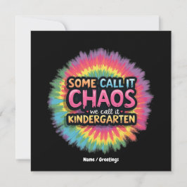 Funny "Manche nennen es Chaos, wir nennen es Kinde Einladung