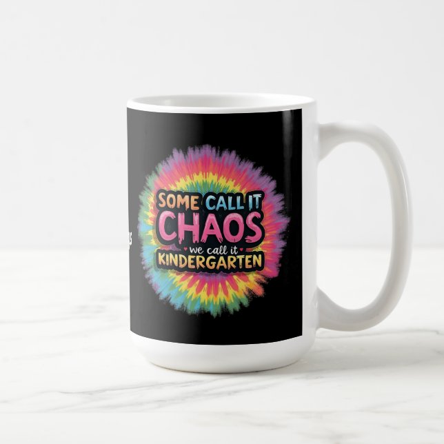 Funny "Manche nennen es Chaos, wir nennen es Kinde Kaffeetasse (Rechts)