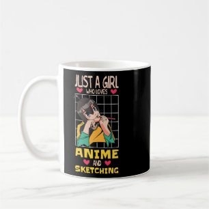 Funny Manga Animes zeichnend für zeichnend Mädchen Kaffeetasse