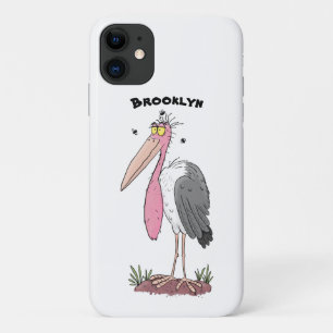 Funny marabou Storch Cartoon Case-Mate iPhone Hülle