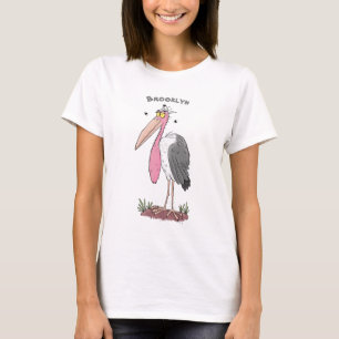 Funny marabou Storch Cartoon T-Shirt