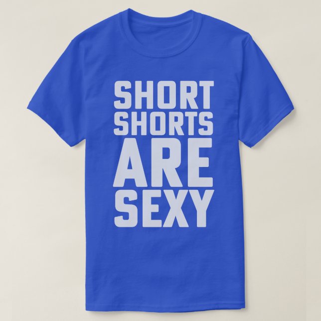 Funny Marathon Laufen Kurze Shorts sind sexy Runne T-Shirt (Design vorne)
