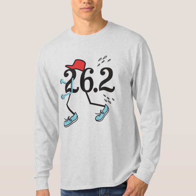 Funny Marathon Runner 26.2 - Geschenke für Läufer T-Shirt (Vorderseite)