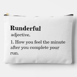 Funny Marathon Runner Sport für sie Zubehörtasche