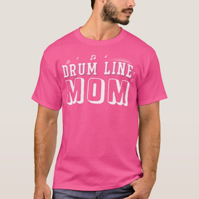 Funny Marching Band T Shirts Drum Line Mama Percus (Vorderseite)