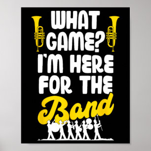 Funny Marching Band, welches Spiel ich gerade hier Poster