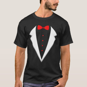 Funny Mardi Gras Bow Krawatte Kostüm T-Shirt