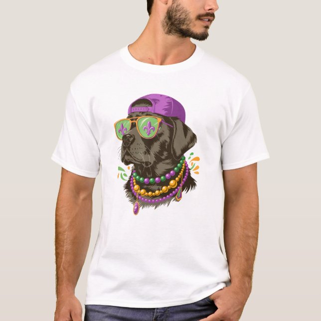 Funny Mardi Gras Carnival Vibes T-Shirt (Vorderseite)