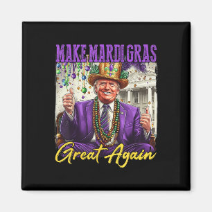 Funny Mardi Gras Donald Trump Mardi Gras American Magnet