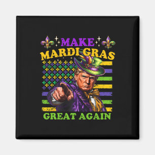 Funny Mardi Gras Donald Trump Mardi Gras American Magnet
