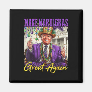 Funny Mardi Gras Donald Trump Mardi Gras American Magnet