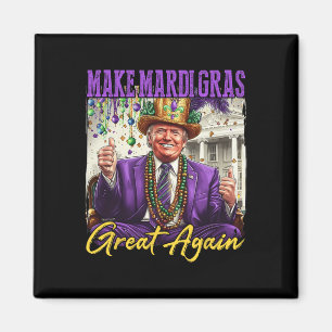 Funny Mardi Gras Donald Trump Mardi Gras American Magnet