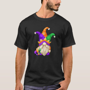 Funny Mardi Gras Karneval für Männer mit Jester Gn T-Shirt