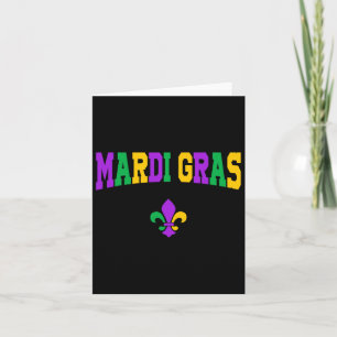 Funny Mardi Gras Karneval Kostüme für Männer und F Karte