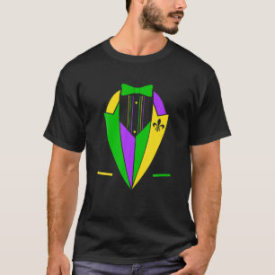 Funny Mardi Gras Tux Party KostümMatching Familie T-Shirt