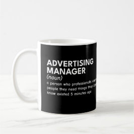 Funny Marketing Manager Definition Kaffeetasse