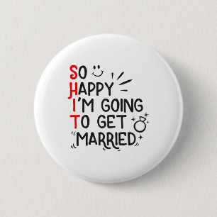 Funny Marriage Gift Unglaublich witzig Groom Bridg Button