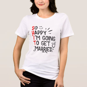 Funny Marriage Gift Unglaublich witzig Groom Bridg Tri-Blend Shirt