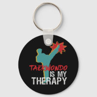 Funny Martial Arts Spaß Taekwondo ist meine Therap