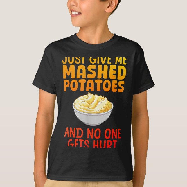 Funny Mashed Tato Design For Men Women Mash Mashed T-Shirt (Vorderseite)