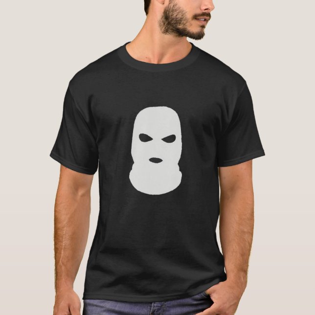Funny Mask Goon Hiphop Ski Mask Thug Trending T-Shirt (Vorderseite)