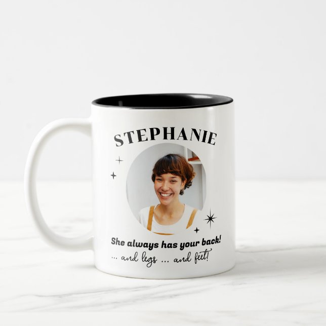 Funny Massage Therapist Gift Mug Zweifarbige Tasse (Links)
