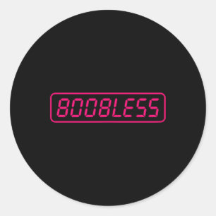 Funny Mastektomy Brust Operation Brustkrebs Runder Aufkleber