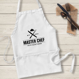 Funny Master Koch Personalisiert Kulinarischer Cat Schürze