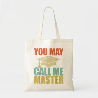 Funny Masters Degree Designs for Men MBA Edu Tragetasche