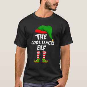 Funny Matching Family Christmas Der Coole Onkel El T-Shirt