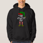 Funny Matching Family Christmas The Crafty Elf Hoodie<br><div class="desc">Funny Matching Family Christmas The Crafty Elf</div>