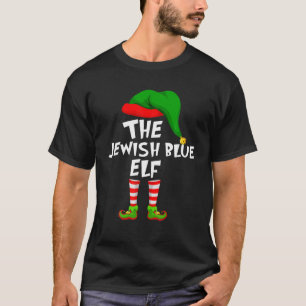 Funny Matching Family Christmas The Jewish Blue T-Shirt