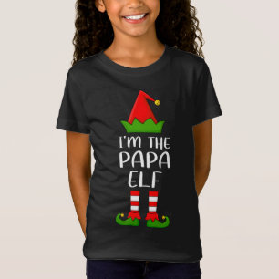 Funny Matching Family Ich bin die Papa Elf Weihnac T-Shirt