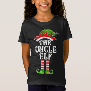 Funny Matching Family The Oncle Elf Weihnachtskost T-Shirt