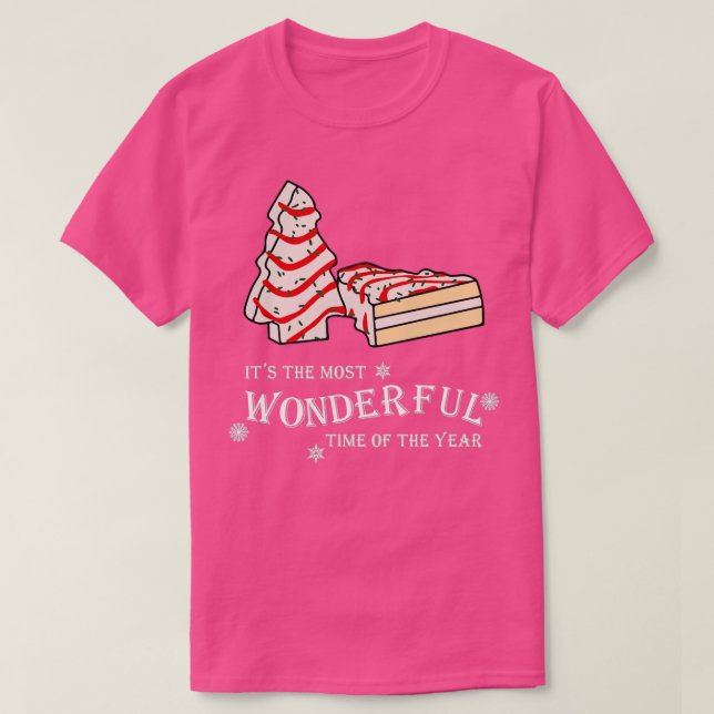 Funny Matching Pajamas Weihnachtsbaum Kuchen s Des T-Shirt (Design vorne)