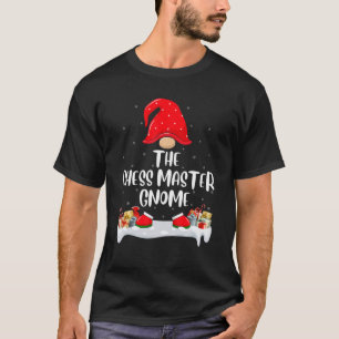 Funny Matching the Schach Master Gnome Weihnachten T-Shirt