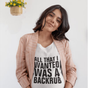 Funny Maternity T - Shirt alles, was ich wollte wa