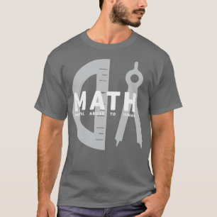 Funny Math Abkürzung cool für Mathematiklehrer T-Shirt