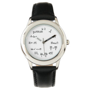 Funny Math Equation Armbanduhr