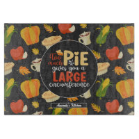 Funny Math Geek Pie Pun Erntedank Food Pattern