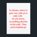 Funny math joke postkarte<br><div class="desc">Mehr Great Math und Szince Jokes at jimbuf and jimhartley galleries.</div>