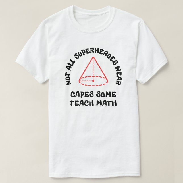 Funny Math Lehrer Wertgutschrift Geschenk T-Shirt (Design vorne)