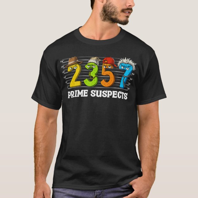 Funny Math Numbers T-Shirt (Vorderseite)