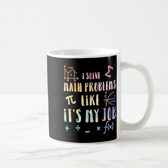 Funny Math Quote For Teacher Student Stem Geek Gif Kaffeetasse (Rechts)