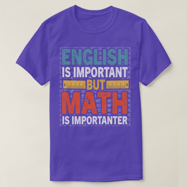 Funny Math Teacher2 T-Shirt (Design vorne)
