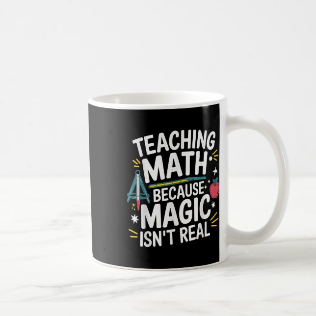 Funny Math Teacher Algebra Lover Back To School  Kaffeetasse (Rechts)