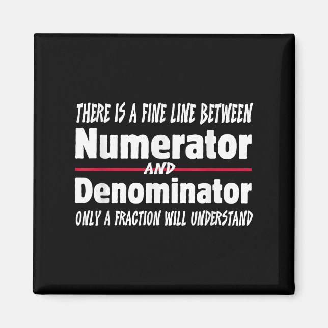 Funny Math Teacher Joke Men Women Fun Student Quot Magnet (Vorne)