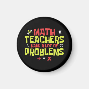 Funny Math Teacher   Math Joke Magnet