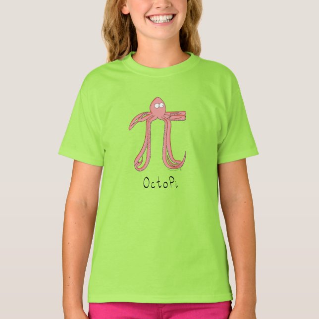 Funny Math Teacher Octopus T-Shirt (Vorderseite)